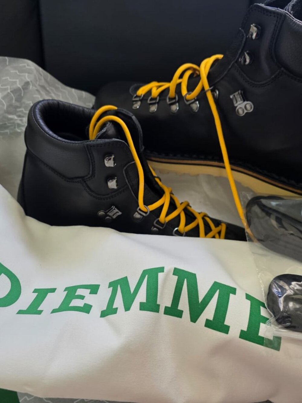 Diemme Roccia Vet Black Full-Grain Leather Hiking Boots EU 46 - Picture 11 of 12